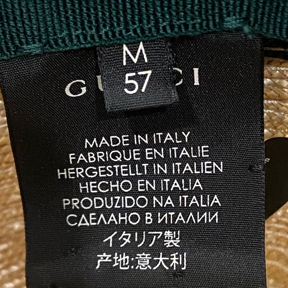 Gucci Abaca Straw Web Fedora Hat SZ M, fits small! - Picture 7 of 8